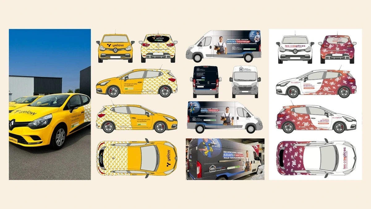 Covering véhicule Impression communication publicitaire - Les Complices Covering véhicule Impression communication publicitaire - Les Complices