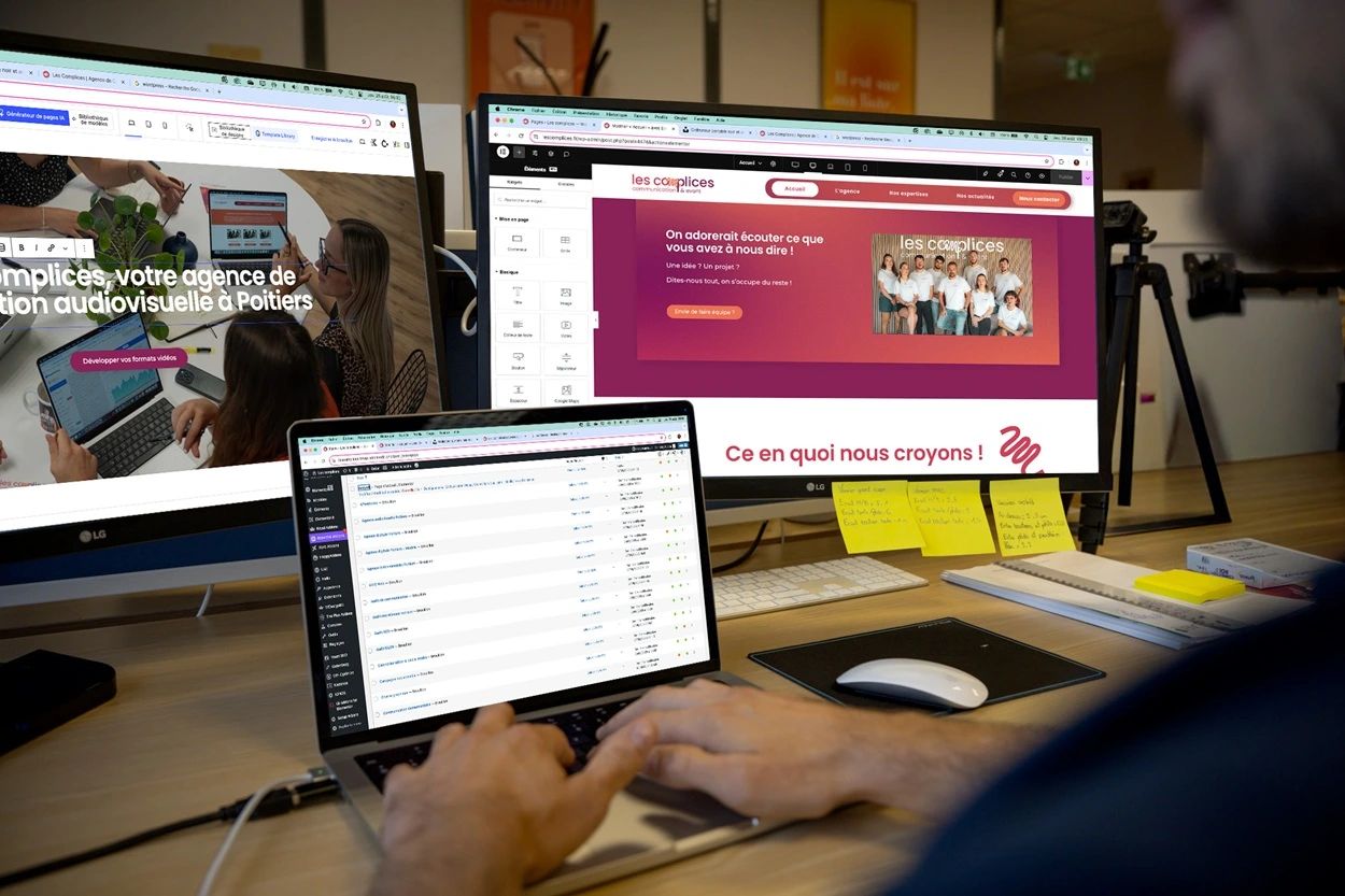 Création de site web - Les Complices