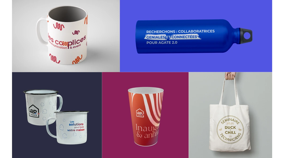 Goodies personnalisés Impression communication publicitaire - Les Complices Goodies personnalisés Impression communication publicitaire - Les Complices
