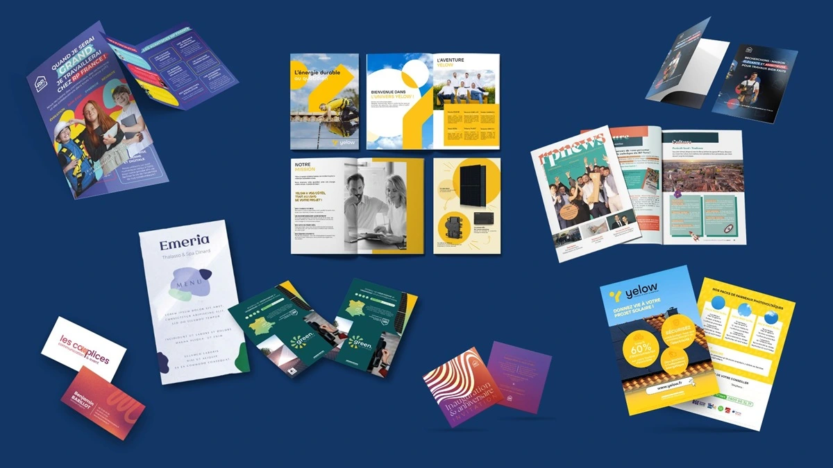 Supports marketing Impression communication publicitaire - Les Complices Supports marketing Impression communication publicitaire - Les Complices