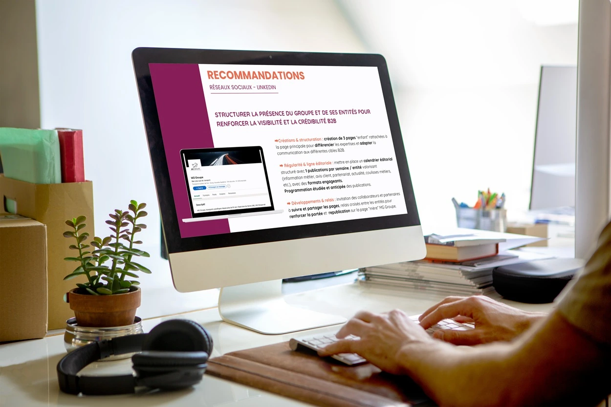 Audit de communication Recommandations concrètes - Les Complices