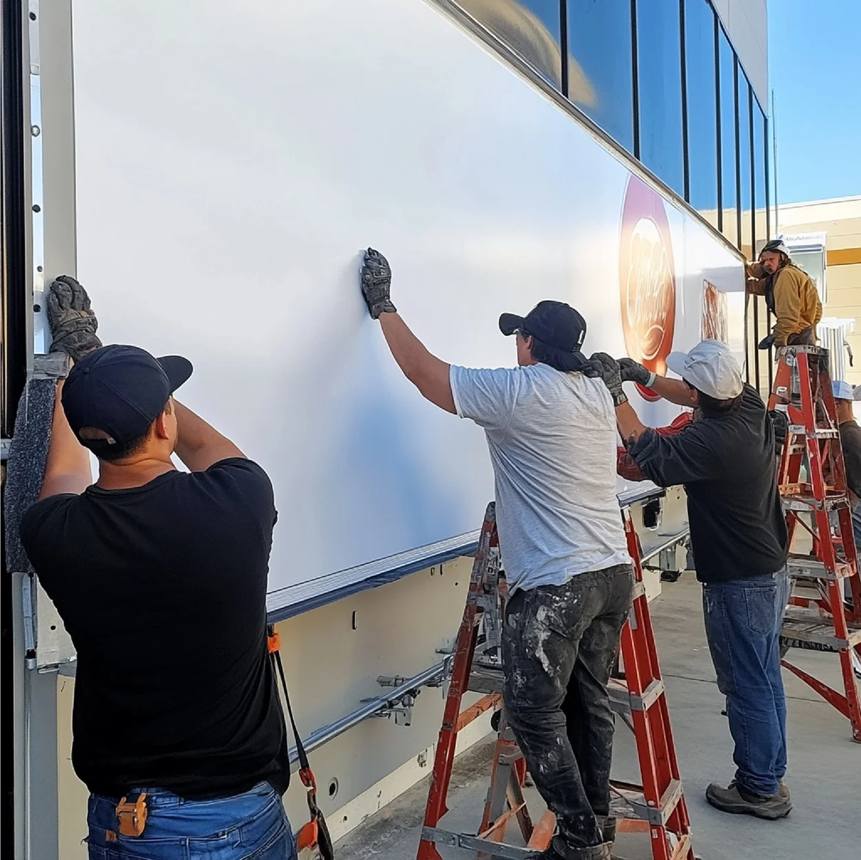 Impression signalétique & enseignes Installation et controle - Les Complices