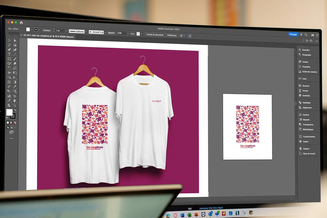 Impression textile Création graphique - Les Complices