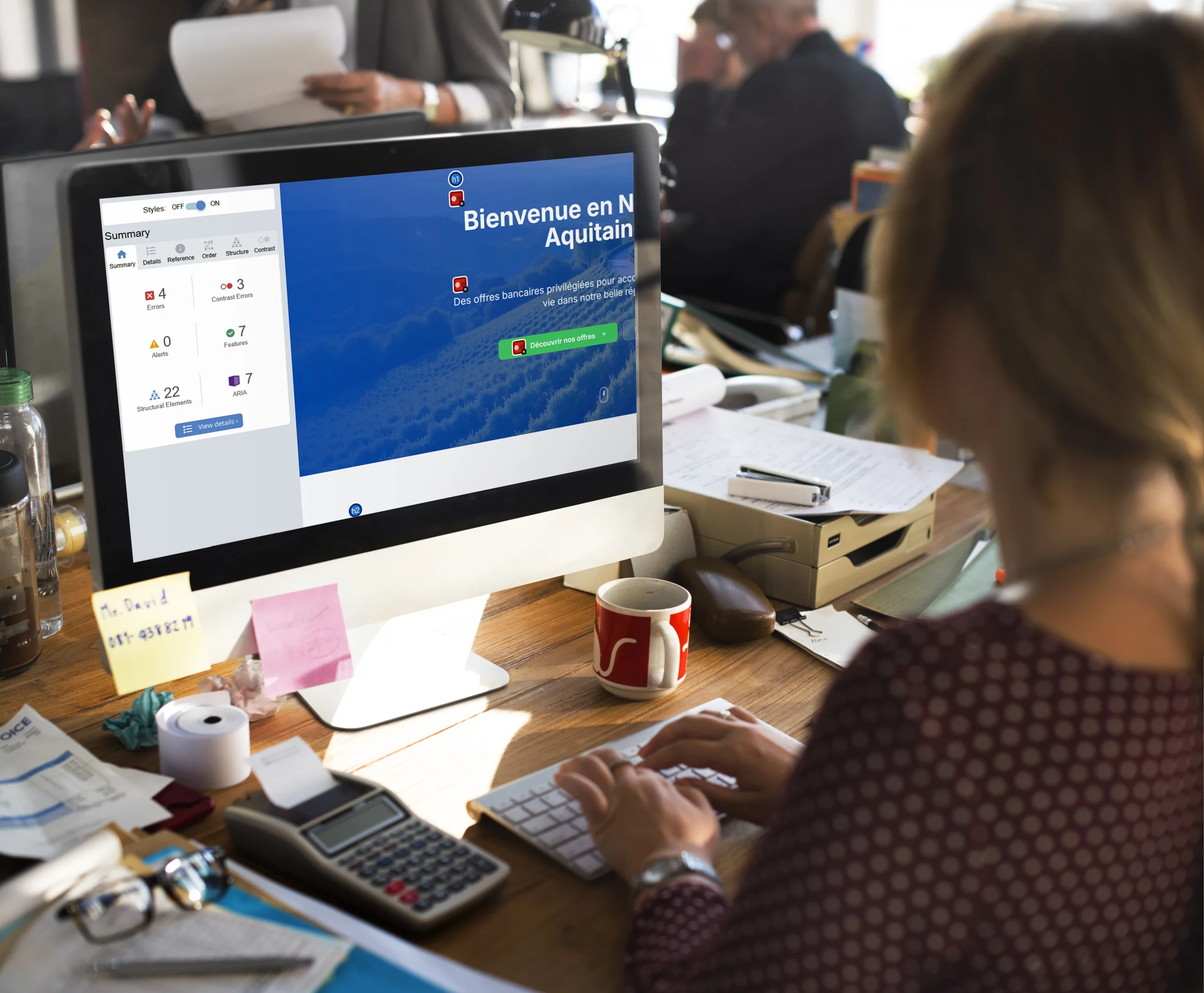 Refonte de site web Audit UX - Les Complices