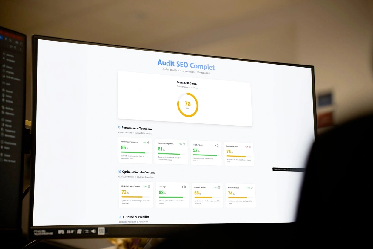 Audit SEO Diagnostic complet - Les Complices