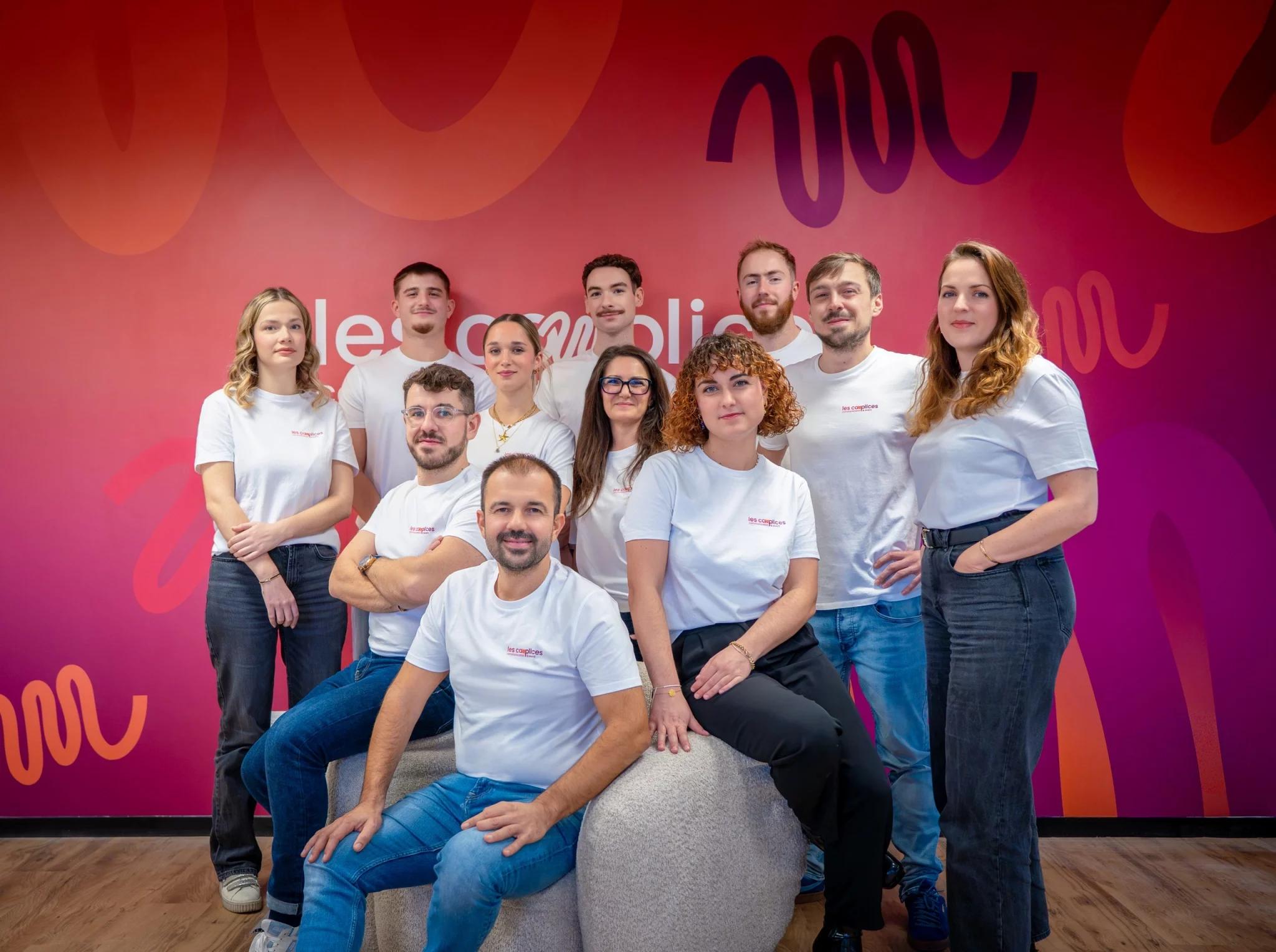 Photo d'équipe - Agence de communication Les Complices (86)