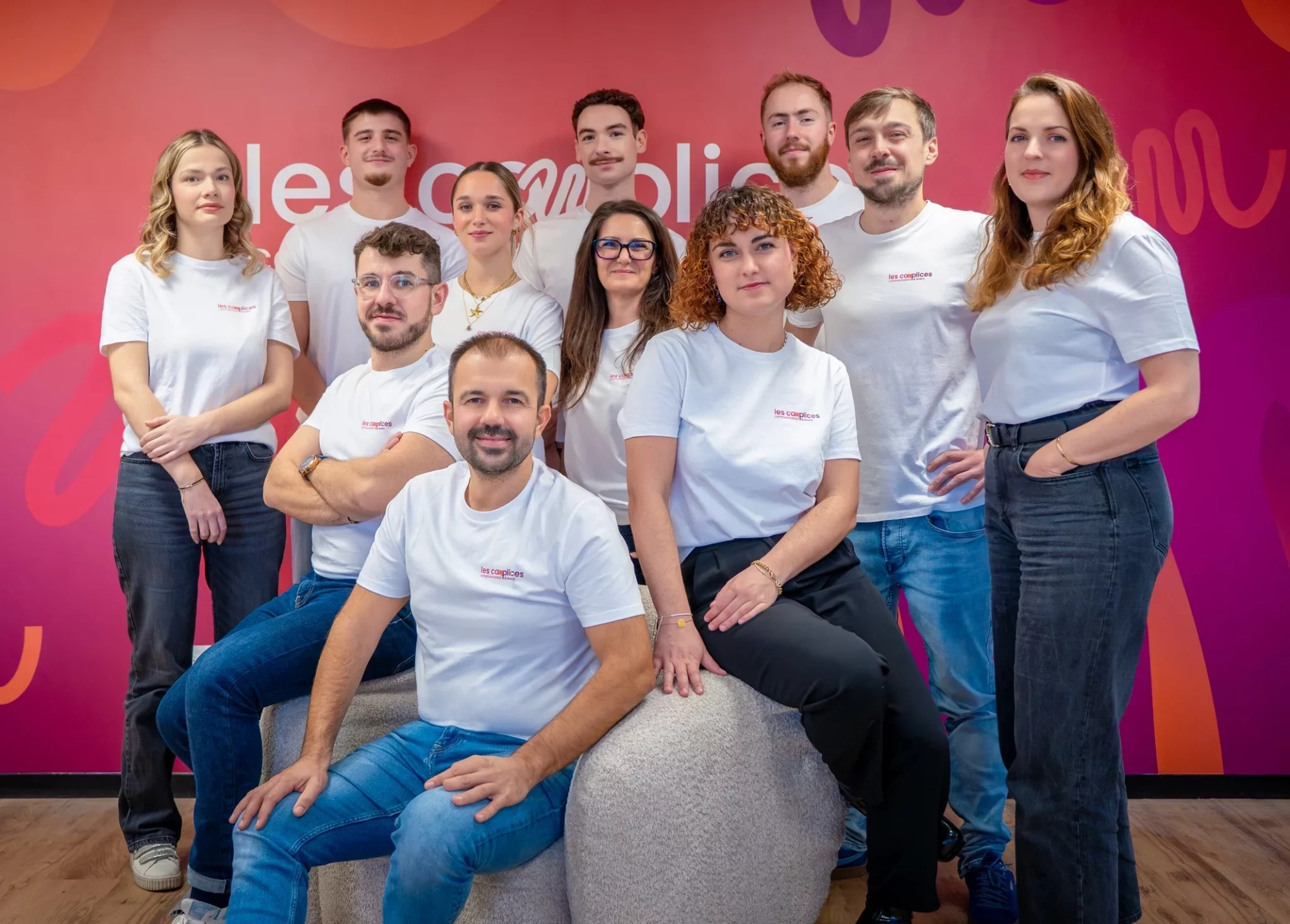 Photo d'équipe - Agence de communication Les Complices (86)