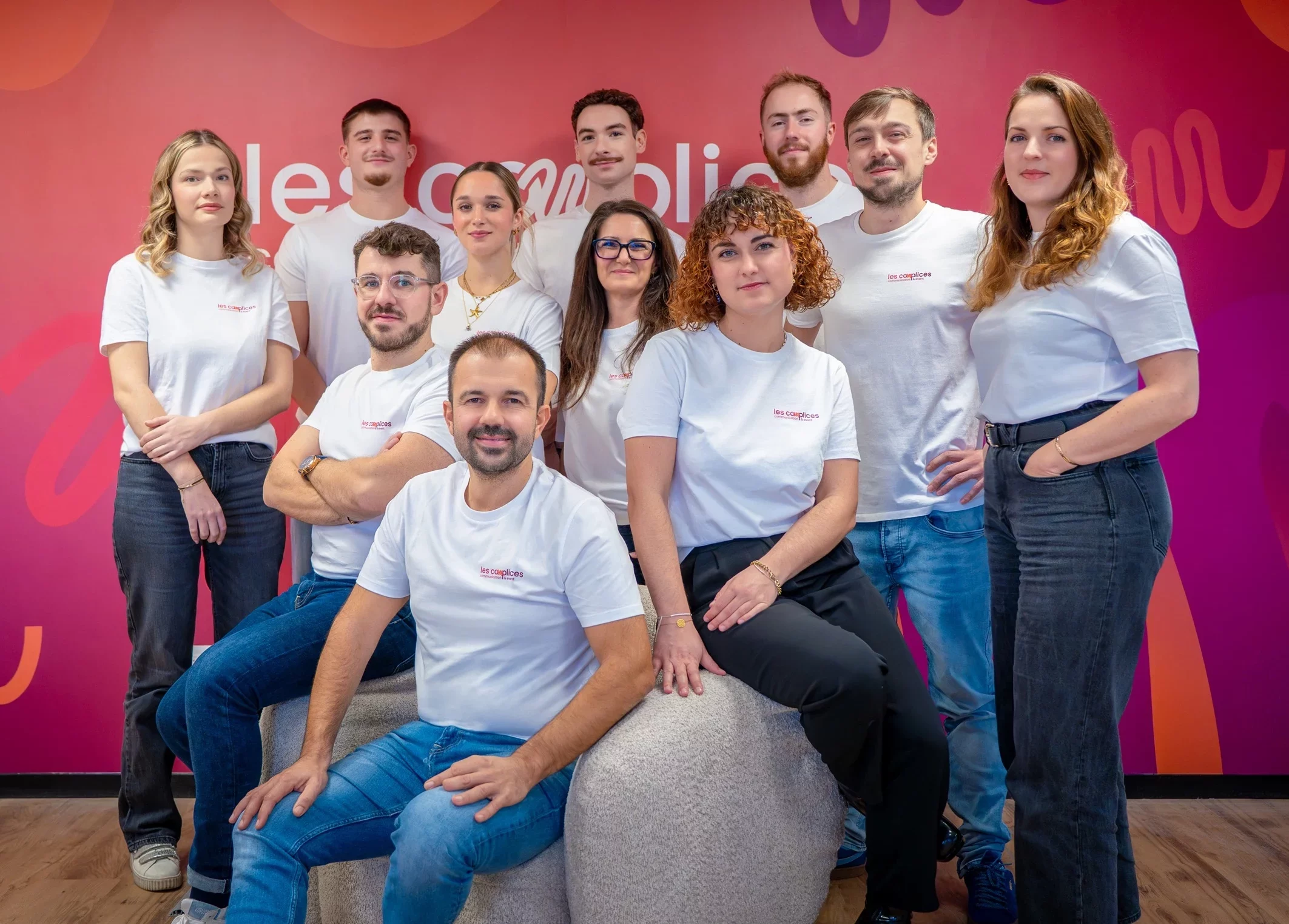 Photo d'équipe - Agence de communication Les Complices (86)