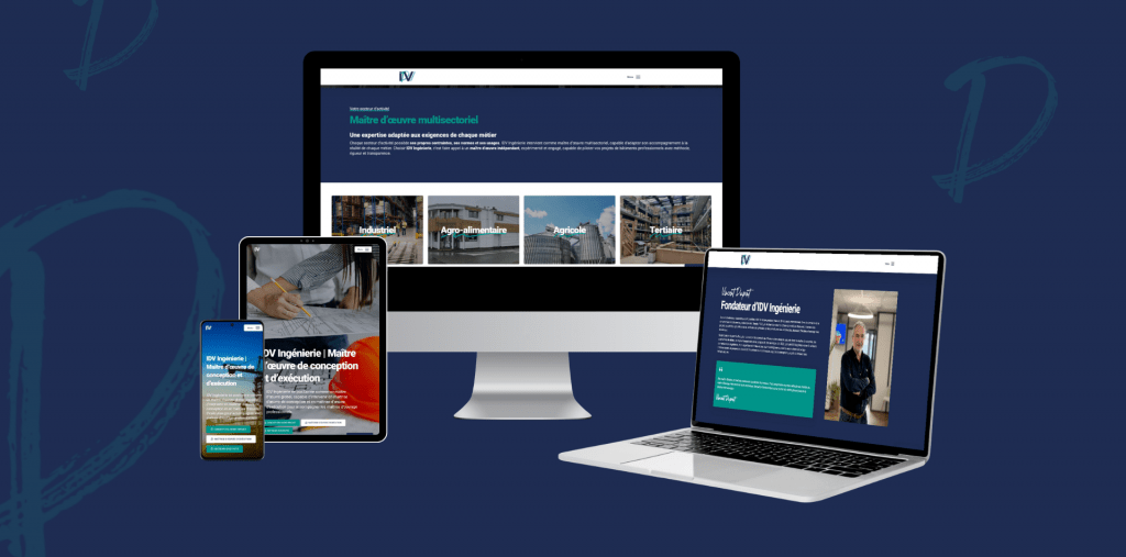 Création d’un site web vitrine pour IDV Ingénierie à Poitiers (86)